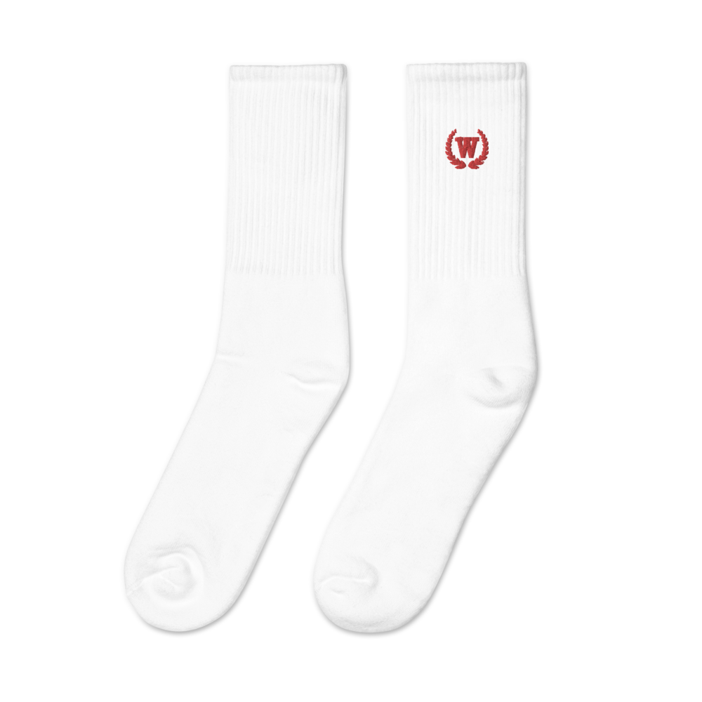 Logo Embroidered Socks