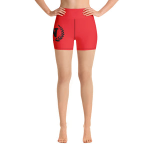 Open image in slideshow, Logo Red Yoga Shorts
